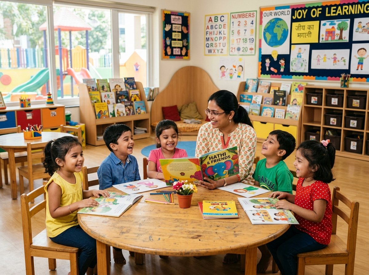 What LKG (Lower Kindergarten) looks like at BambiBoo